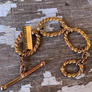 Huge chunky 1980 The Limited toggle bracelet